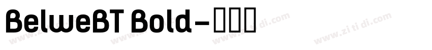 BelweBT Bold字体转换
